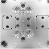  1*4 Cavidade PA66 Pin-point Gate 2344 HRC48-52 Aço SPI-B2 Textura Molde de minhoca de plástico 