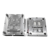 Pontos-chave de controle de qualidade, tipo múltiplo 2 + 1 + 1 molde de cavidade de aço 738H HRC35-40 Molde de concha de plástico doméstico