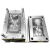 1 + 1 cavidade material abs grande chifre de sprue 738h HRC35-40 molde de aço vdi 24 molde acabamento carregador base molde de injeção 