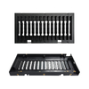 1*1 pa6 + 30% material pin-point sprue 2083h HRC29-34 molde núcleo de aço textura edm vdi 21 molde de painel de plástico de alta precisão