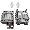 Pa12 1*4 porta lateral direta 1.2083esr HRC48-52 molde deslizante de aço SPI-A3 e molde médico parcial do conector médico VDI-18