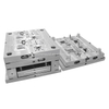 1*4 porta direta da cavidade com corredor de chifre 1.2083esr HRC48-52 molde de aço semi-polido núcleo habitação equipamento molde de injeção de escudo