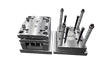 Controle estrito de aparência 1+1 HDPE e TPU Molde de tampa de plástico Overmold Molde de injeção integrada de uma etapa 