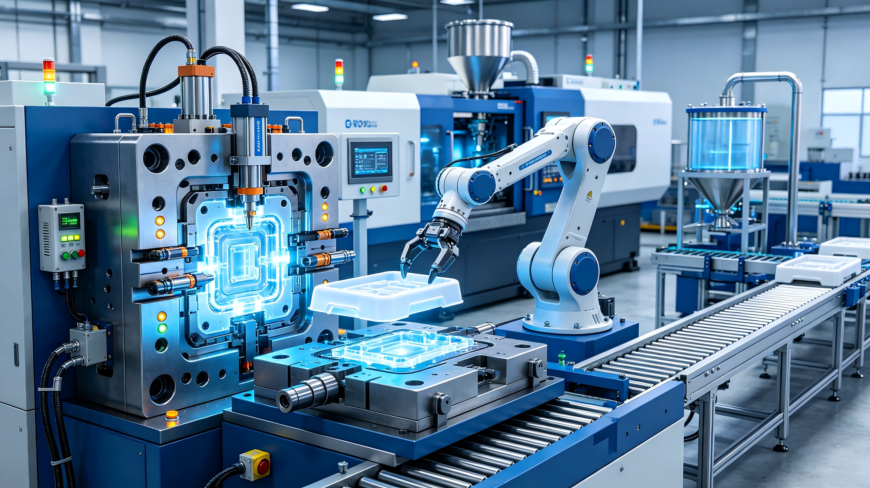 Molde de injeção totalmente automático: principais vantagens e aplicações industriais
