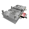 1*2 cavidade pp tpe ponto de 2 pinos 1.2344 HRC48-52 textura frontal e traseira vdi 24 # molde para molde de moldagem por injeção de plástico
