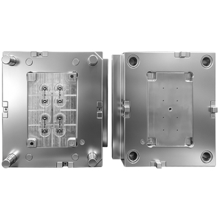 1*8 porta lateral pom de cavidade com grande sprue 2344 HRC48-52 SPI-B2 molde de textura de molde de eixo de plástico personalizado