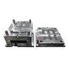 Pontos-chave de controle de qualidade, tipo múltiplo 2 + 1 + 1 molde de cavidade de aço 738H HRC35-40 Molde de concha de plástico doméstico