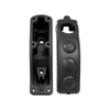 Material dural 1 + 1 + 1 cavidade PA66 + TPE Porta lateral de canal grande 738H Suporte de aço e botão sobre molde ferramenta integrada