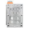 1*8 cavidade abs material 2083esr HRC48-52 molde de aço polido molde de placa frontal universal