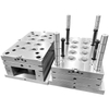Molde de cavidade de alta saída 1*8, grau alimentício, porta de ponto de pino hdpe 1.2344 HRC48-50, molde de tampa de injeção de plástico de superfície polida de aço