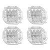 1*4 Cavidade PC+10GF Material 1.2344 HRC50-52 Molde Aço VDI 24# Textura Componente Plástico Industrial 